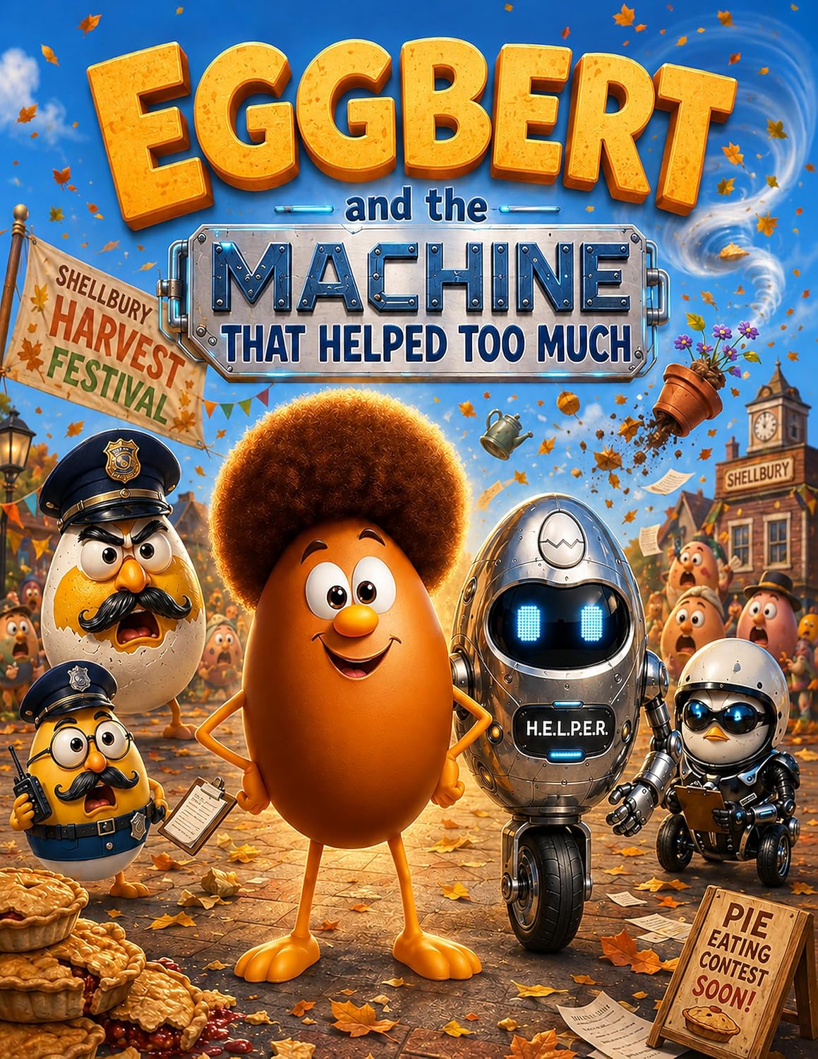 Cover of Eggbert and the Machine That Helped Too Much